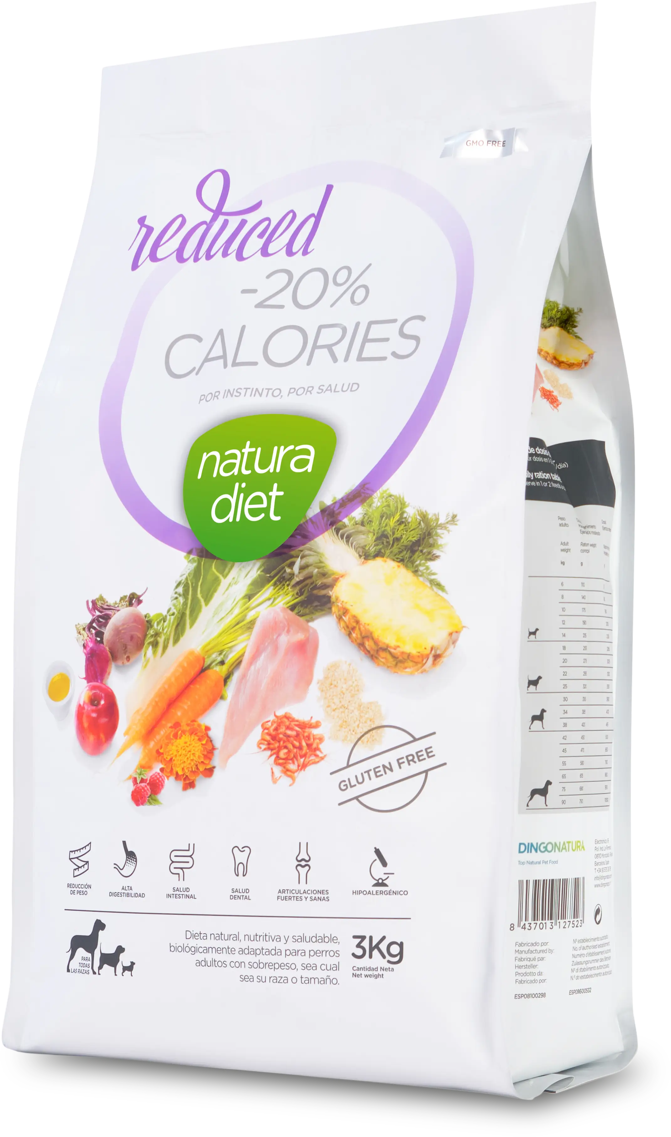 Reduced -20% calories